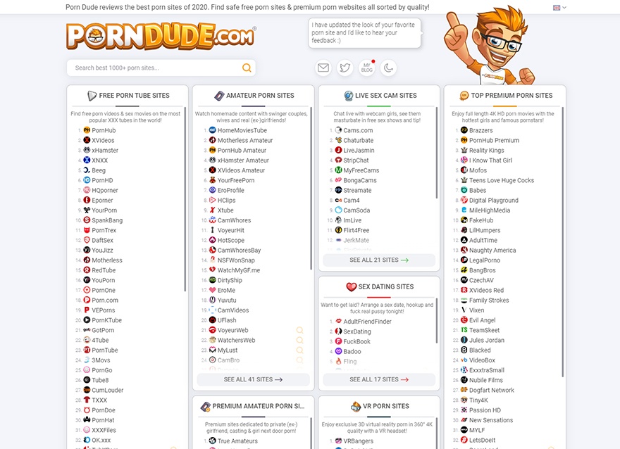 Porn Dude - Les Meilleurs Sites Pornographiques Français Gratuits