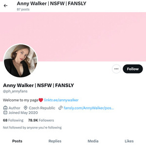 Anny Walker Twitter, Twitter Porn Accounts