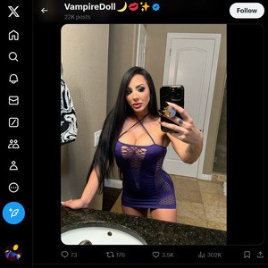 Vampire Doll, Twitter Porn Accounts