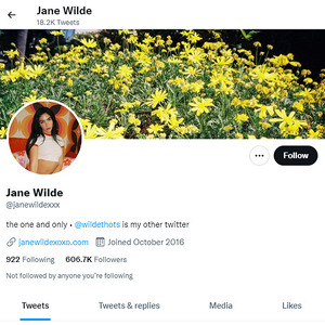 Jane Wilde Twitter com Twitter Porn Account 