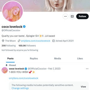 Coco Lovelock Twitter, Twitter Porn Accounts