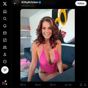 Kitty Kristen, Twitter Porn Accounts