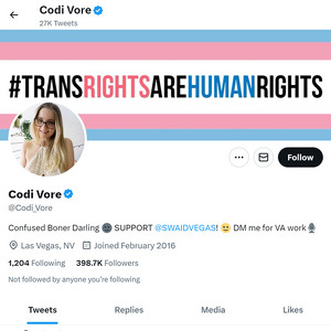 Codi Vore Twitter, Twitter Porn Accounts