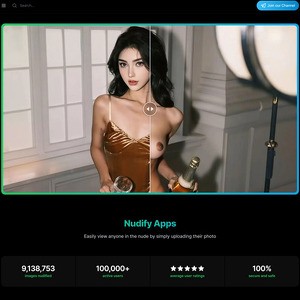 Nudify.me, المواقع الإباحية المميزة Deepfake