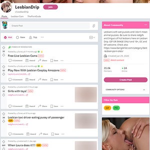 LesbianDrip, Reddit NSFW List