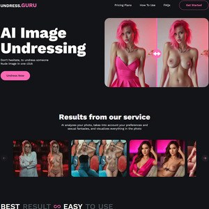 Undress Guru, المواقع الإباحية المميزة Deepfake