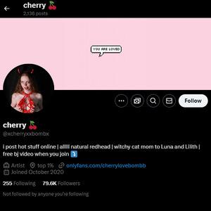 CherryLoveBombb, Twitter Porn Accounts