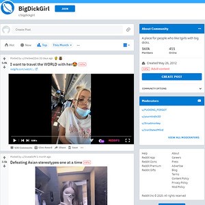 BigDickGirl, Reddit NSFW List