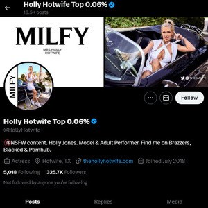 Holly Hotwife, Twitter Porn Accounts