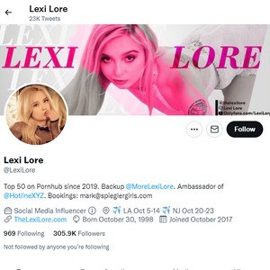 Lexi Lore Twitter, Twitter Porn Accounts