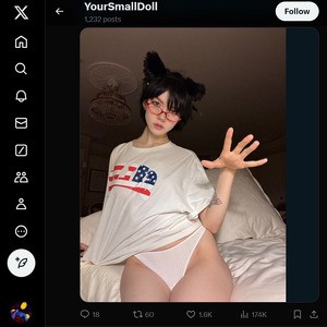 YourSmallDoll, Twitter Porn Accounts