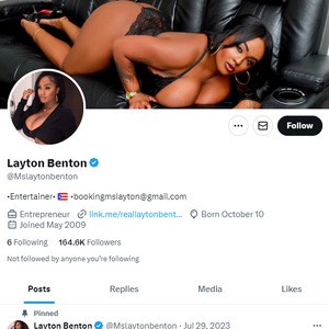 Layton Benton Twitter, Twitter Porn Accounts