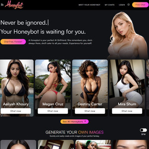 HoneyBot AI, AIセックスチャットサイト