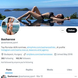 Sasha Rose Twitter, Twitter Porn Accounts