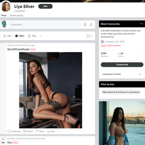 Liya Silver, Reddit NSFW List