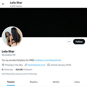 Lela Star Twitter, Twitter Porn Accounts