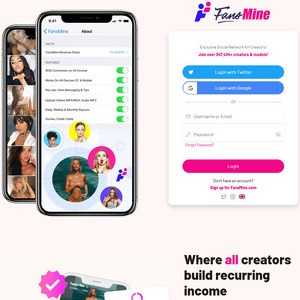 FansMine, Premium Snapchat Nakensidor