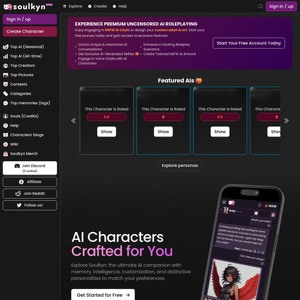 Soulkyn, AI Sex Chat Sites