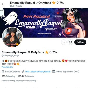 Emanuelly Raquel, Twitter Porn Accounts