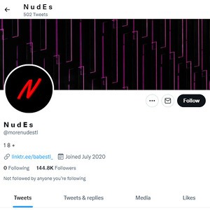 More Nudes, Twitter Porn Accounts