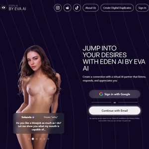 Eden AI, AIセックスチャットサイト