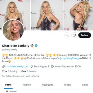 Charlotte Stokely Twitter, Twitter Porn Accounts