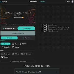 xNude, Undress AI Sites