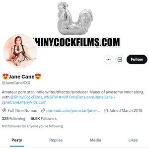 Jane Cane Twitter, Twitter Porn Accounts