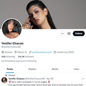 Yenifer Chacon Twitter Twitter com Twitter Porn Account 