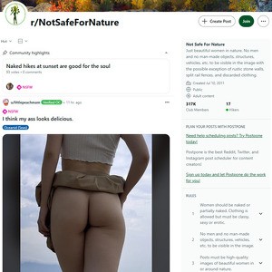 Reddit NotSafeForNature