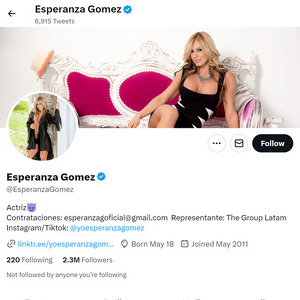 Esperanza Gomez Twitter, Twitter Porn Accounts