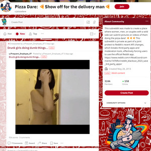 Pizza Dare, Reddit NSFW List