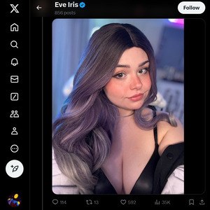 Eve Iris, Twitter Porn Accounts