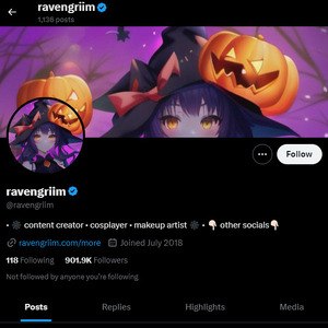 RavenGriim X com Twitter Porn Account 