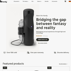 The Handy Feeling, Online Sex Toys Shops