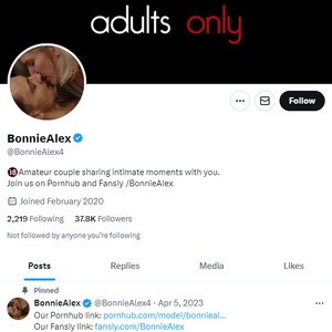 BonnieAlex Twitter, Twitter Porn Accounts