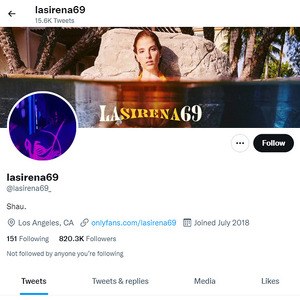 LaSirena69, Twitter Porn Accounts