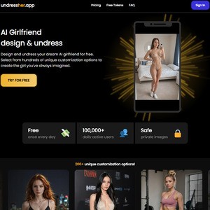 Undress Her, プレミアムディープフェイクポルノサイト