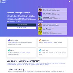 SextingFinder, Sexchatt Sajter