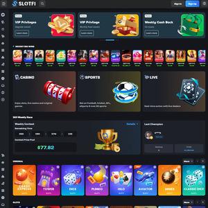 Slotfi Casino, Betting Sites