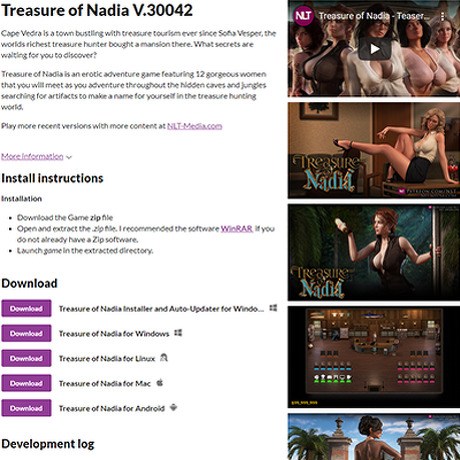 Nadia Sex Open Download - Treasure Of Nadia - Nlt.itch.io - Free Sex Game Site