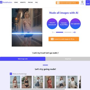 NudeFusion, プレミアムディープフェイクポルノサイト