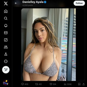 Danielley Ayala, Twitter Porn Accounts