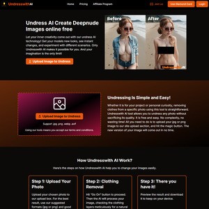 UndressWith AI, Premium Deepfake Porno Sites