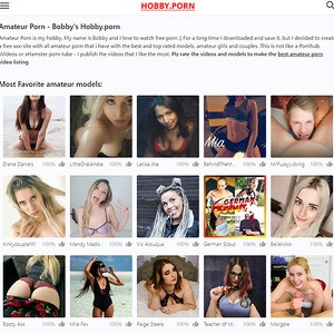 Amateur Tubed Com - Hobby Porn - Hobby.porn - Amateur Porn Site