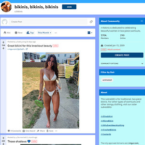 Bikinis, Reddit NSFW List