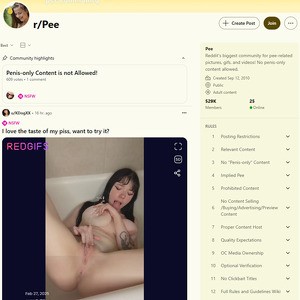 Reddit Pee