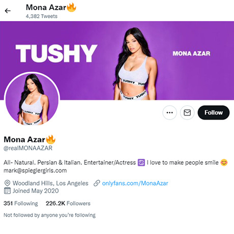 Azar App Porn - Mona Azar - Twitter.com - Twitter Porn Account