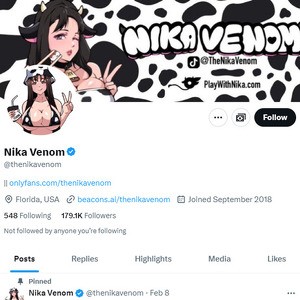 Nika Venom Twitter, Twitter Porn Accounts