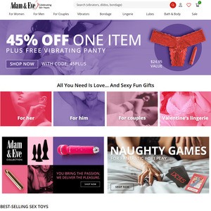 Adam & Eve Store, Online Sex Toys Shops